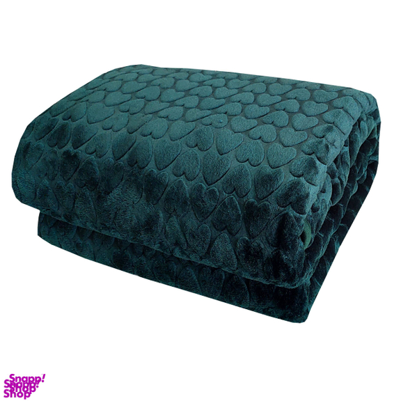 پتو نرمینه بافت مدل قلبی سایز 160×200 سانتی متر