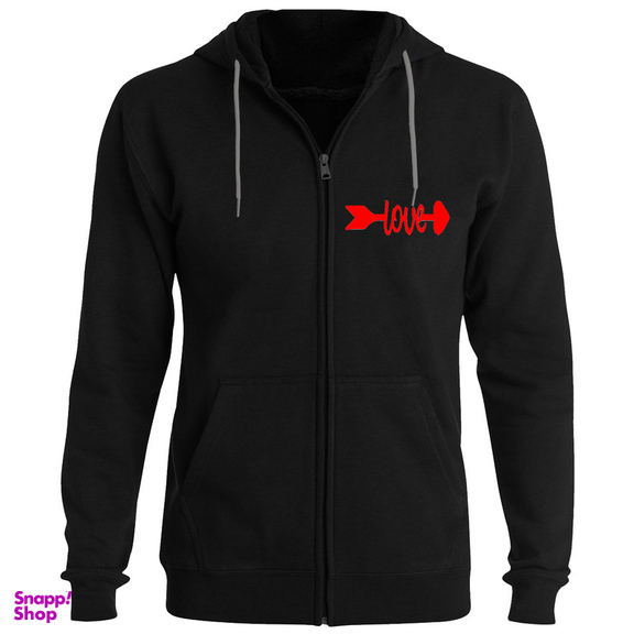 سویشرت دخترانه مدل  F05 LOVE رنگ مشکی