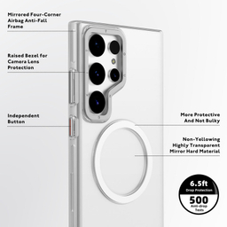 کاور یانگ کیت مدل Crystal Magnetic Series مناسب برای گوشی موبایل سامسونگ Galaxy S25 Ultra