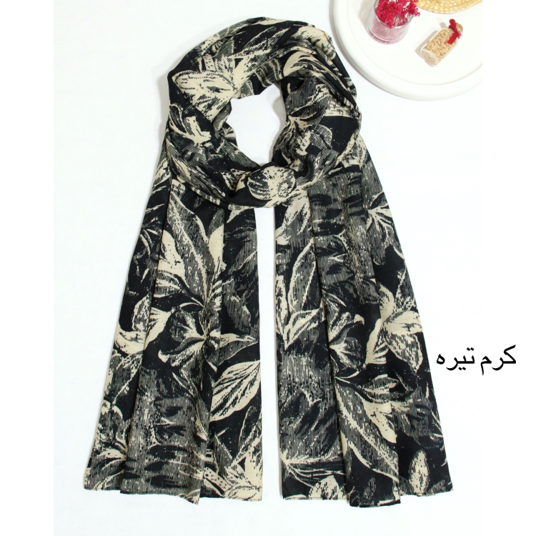 شال زنانه طرح گل کد ANA9010