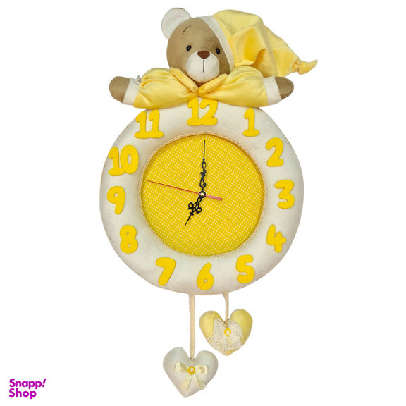 ساعت دیواری کودک نی نی سیس مدل خرس نانان