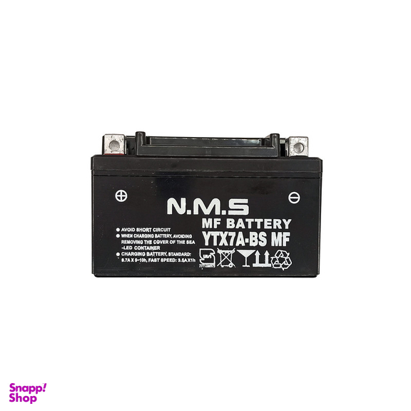 باتری موتور سیکلت متوسط ان ام اس مدل 12V-7AH