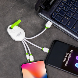 کابل تبدیل USB به Type-C/Lightning/MicroUSB کینگ استار مدل K305 طول 1 متر