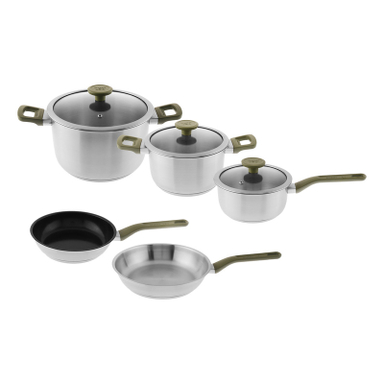 سرویس قابلمه و تابه استیل 8 پارچه برگهف مدل Bolt کد 0637