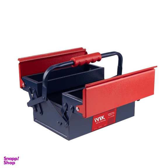 جعبه ابزار فلزی 30 سانتی متر دو طبقه ایوک کد K-8250