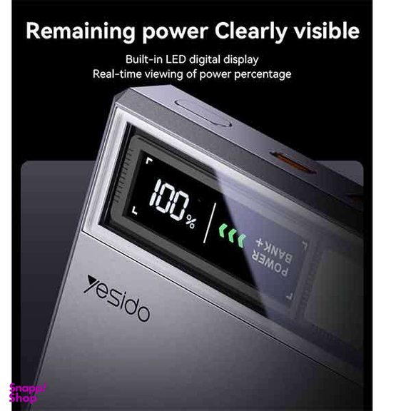 پاوربانک فست شارژ مگ سیف یسیدو مدل YESIDO YP61 15W ظرفیت 10000 میلی آمپر ساعت