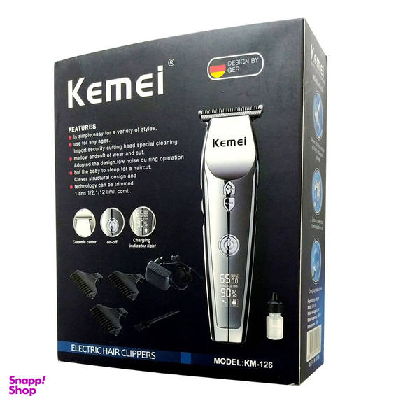 ماشین اصلاح موی صورت و بدن کیمی مدل km-126