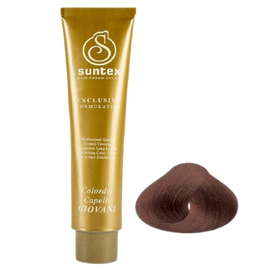 رنگ مو سانتکس شماره 7/58 مدل 2023 رنگ ماهگونی شکلاتی حجم 120 میلی لیتر