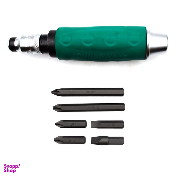 پیچ گوشتی ضربه خور جانزوی مدل AG010055A  مجموعه 7 عددی