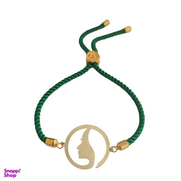 دستبند طلا 750 عیار زنانه شمیم کد D8-31 طرح چهره