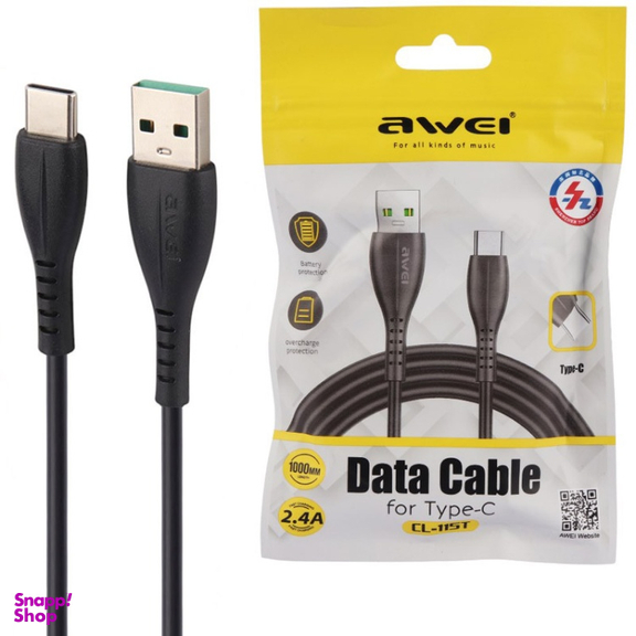 کابل شارژ USB به Type-C به اوی مدل CL-115T 2.4A طول 1 متر