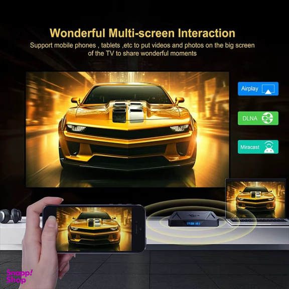 آندروید باکس X96Q Pro Plus مدل H728 حافظه 64 گیگا بایت