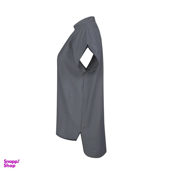 شومیز آستین کوتاه زنانه ایزی دو مدل GD-18587561 رنگ طوسی