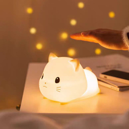 چراغ خواب کودک طرح بچه گربه کد L17
