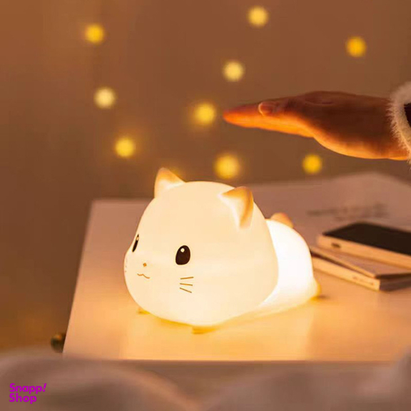 چراغ خواب کودک طرح بچه گربه کد L17
