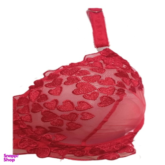 ست سوتین و شورت زنانه کارن کد KG01 رنگ قرمز