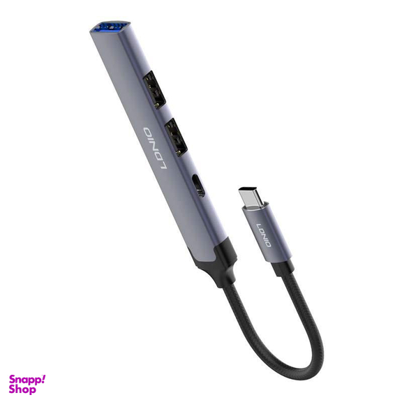 هاب 4 پورت USB-C الدینیو مدل DS-34C