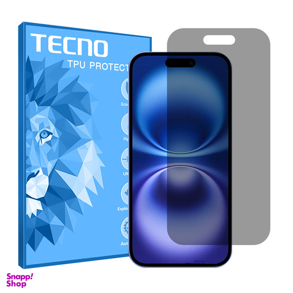 محافظ صفحه نمایش حریم شخصی تکنو مدل Resistant مناسب گوشی موبایل اپل iPhone 16