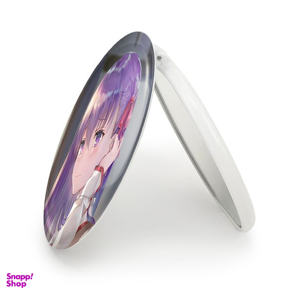 آینه جیبی خندالو طرح ساکورا انیمه فیت استی نایت Fate Stay Night مدل تاشو کد 22797