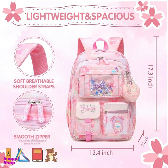 کوله پشتی فانتزی مدل دریخچالی طرح سینامورال کرومی کد s4503