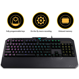 ماوس و کیبورد باسیم مخصوص بازی ایسوس مدل TUF Gaming Combo