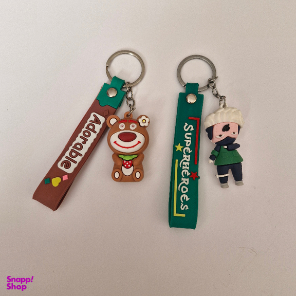 جاکلیدی طرح آدمک و خرس مجموعه 2 عددی