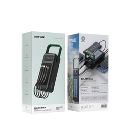 پاوربانک گرین لاین مدل Solar Max ظرفیت 50000 میلی‌ آمپر ساعت