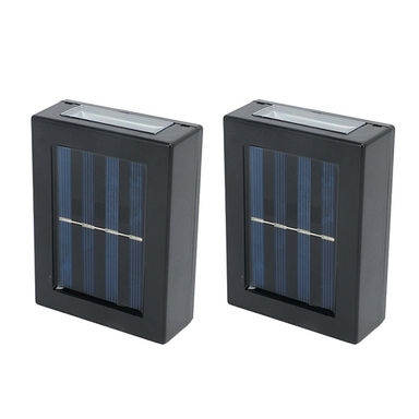چراغ پارکی خورشیدی سولونیکس مدل 4LED-Solar-Wall Lamp مجموعه 2 عددی