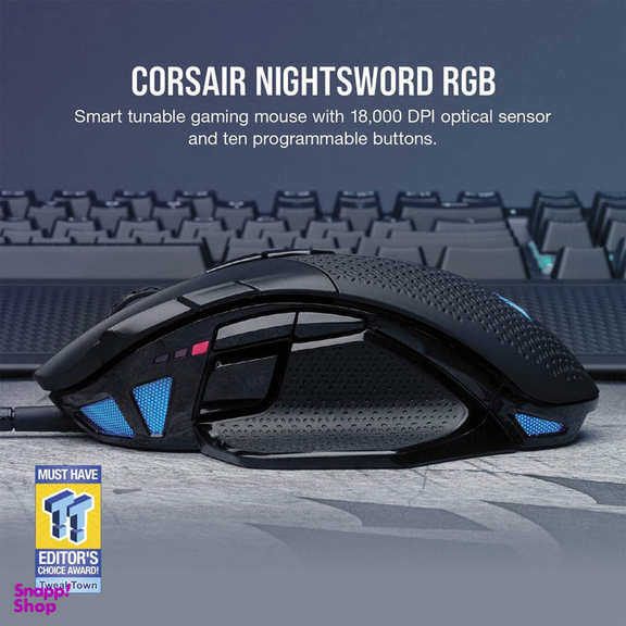ماوس گیمینگ کورسیر مدل NightSword