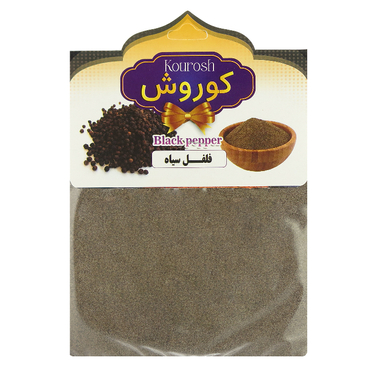 پودر فلفل سیاه کوروش وزن 50 گرم