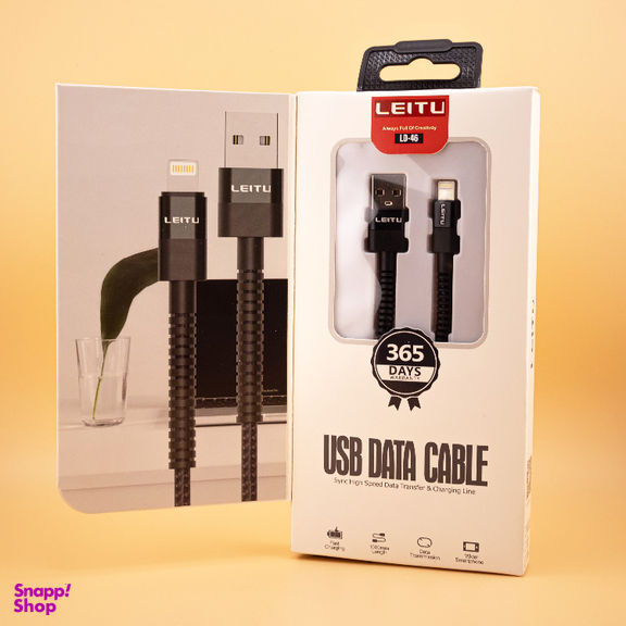 کابل تبدیل USB به Lightning لیتو مدل LD-46 طول 1 متر