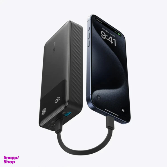 پاوربانک انکر مدل A1384 ظرفیت 20000 میلی آمپر ساعت به همراه کابل USB-C