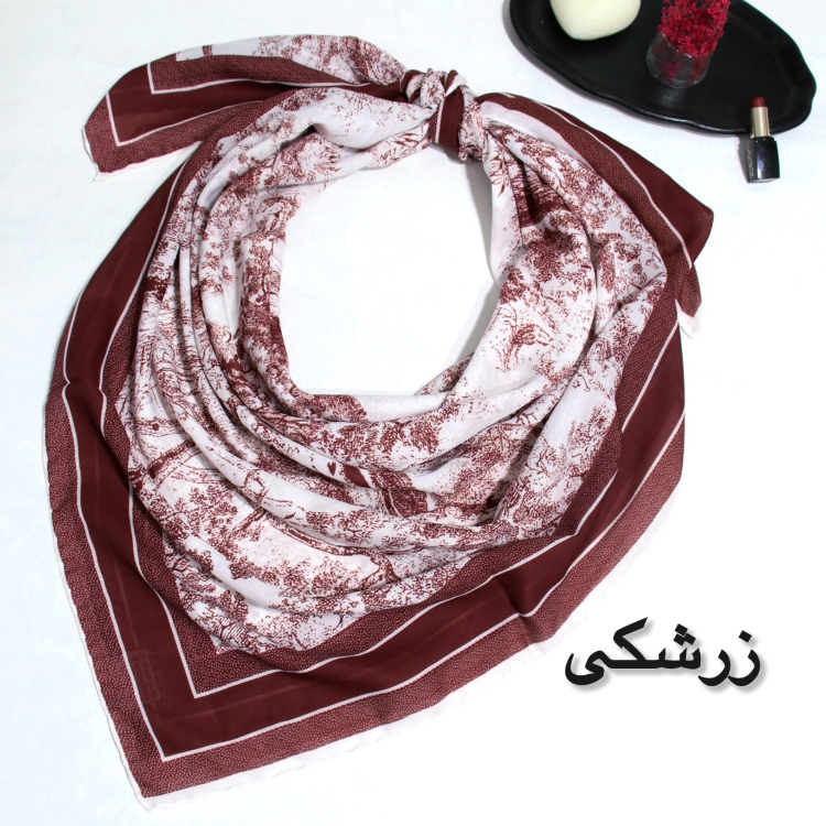 روسری زنانه طرح دیور مدل جنگل کد ANA8001