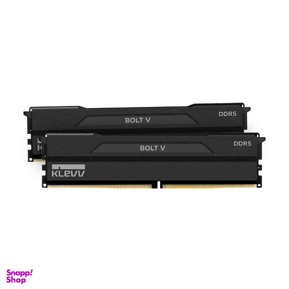 رم کامپیوتر کلو مدل Bolt V DDR5 دو کاناله 6400 مگاهرتز CL32 ظرفیت 16 گیگابایت بسته 2 عددی