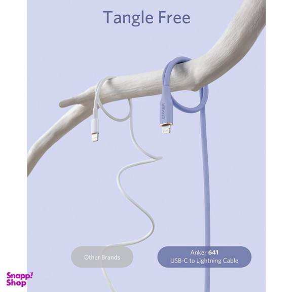 کابل دیتا Lightning به Type-C انکر مدل PowerLine III Flow طول 1.8 متر