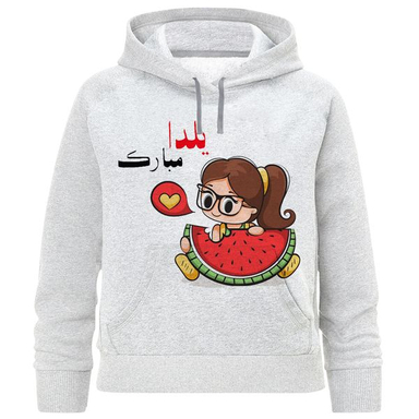 هودی دخترانه مدل یلدا مبارک A269