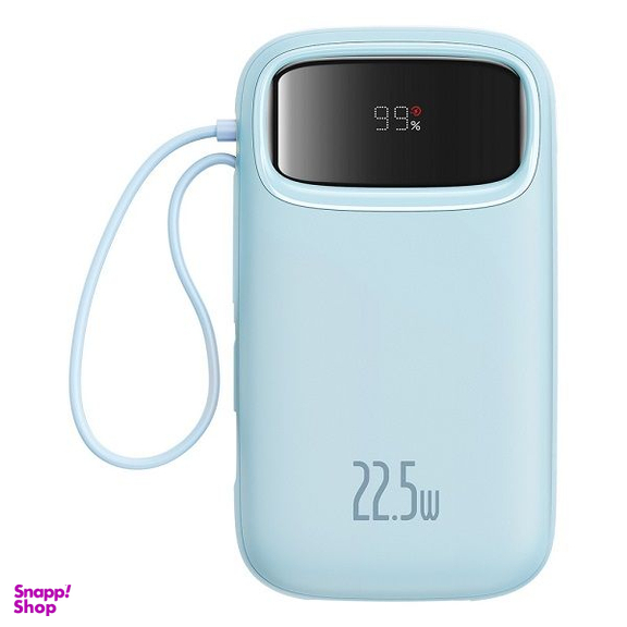 پاوربانک بیسوس مدل 22.5W QPow2 Dual Cable ظرفیت 10000 میلی آمپر ساعت