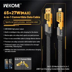 کابل USB/Type-C به Lightning/Type-C ویکام کد WDC-25 طول 1.5 متر