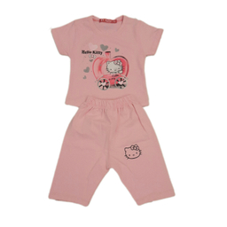 ست تیشرت و شلوارک دخترانه کد 70