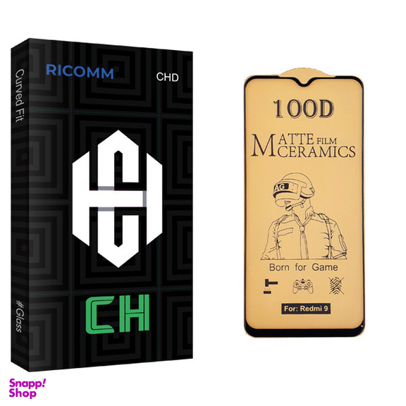 محافظ صفحه نمایش سرامیکی ریکام مدل CH glass مناسب برای گوشی موبایل شیائومی Redmi 9