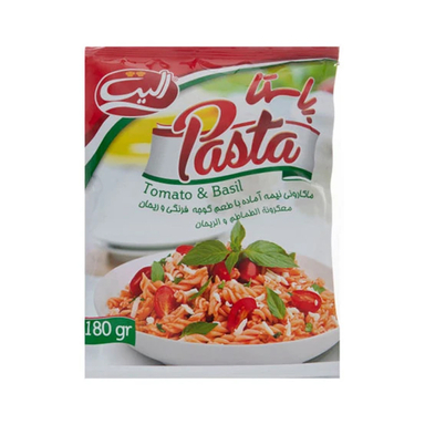 پاستا الیت با طعم گوجه و ریحان وزن 180 گرم