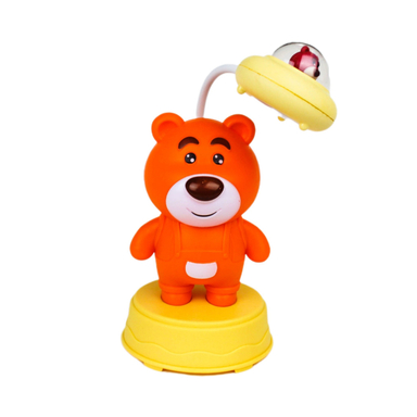 چراغ مطالعه شارژی تراش دار طرح خرس مدل 956