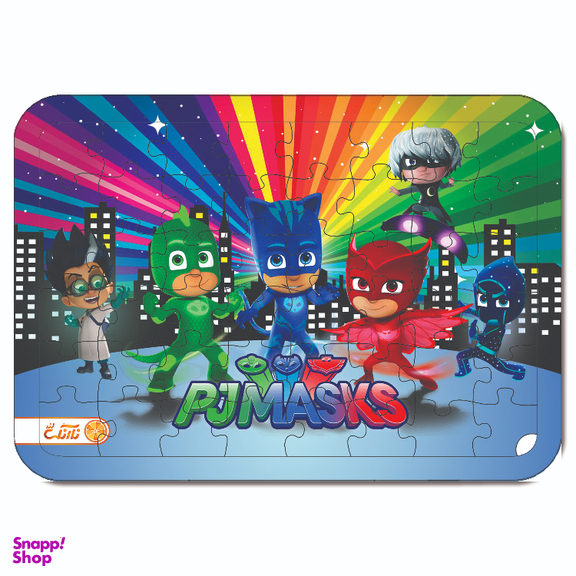 پازل چوبی نارنگی لند مدل سگ های نگهبان 48 تکه سایز A3