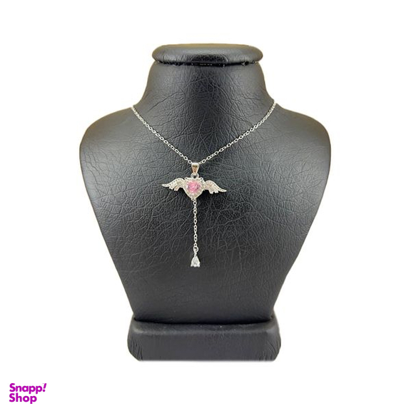 گردنبند نقره زنانه سواروسکی مدل بال فرشته مدل بال زدن فرشته کد 697452