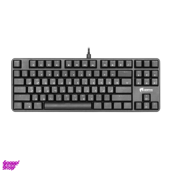 کیبورد باسیم مخصوص بازی مکانیکال گرین مدل GK801-RGB