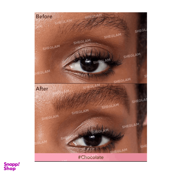 هاشور ابرو شیگلم کد 1001 رنگ قهوه ای شکلاتی