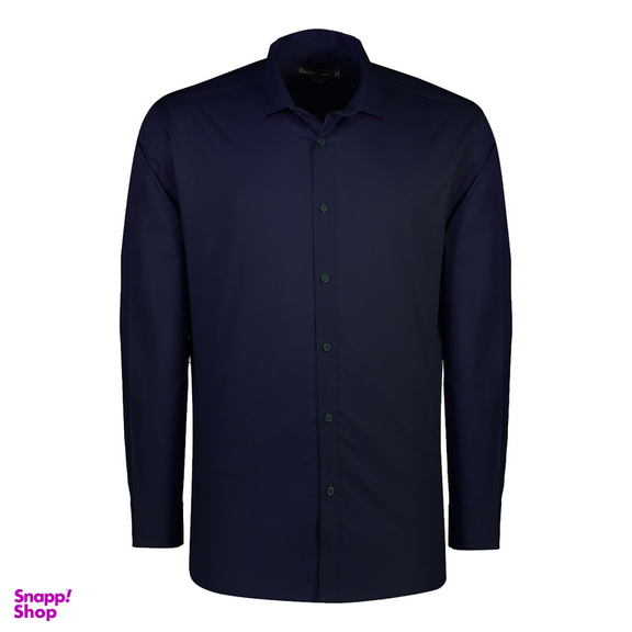 پیراهن آستین بلند مردانه باینت مدل 807-4 رنگ سرمه ای