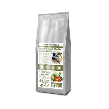 غذای مرغ مینا آوس تروپیکن مدل فلوریوا وزن 453 گرم