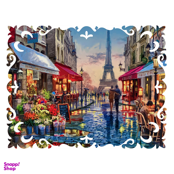 پازل 166 تکه گلکسی طرح پاریس عشاق کد 2449