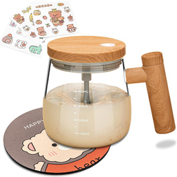 ماگ همزن دار مدل EM-CUP به همراه 2 عدد باتری نیم قلم